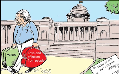 Cartoon on Abdul Kalam